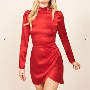 Red Reformation dress